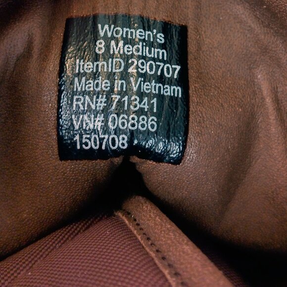 LL Bean Women’s 8 Bar Harbor Tek 2.5 Tall Leather Duck Boots Brown Waterproof - Picture 12 of 12